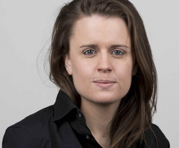 Studio headshot portrait of Josie Morris MBE DL
